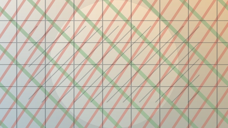Bright studio image with paint textures, paper layers, and geometric color blocks.